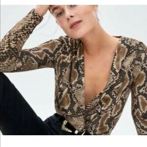 Zara Snake Bodysuit 